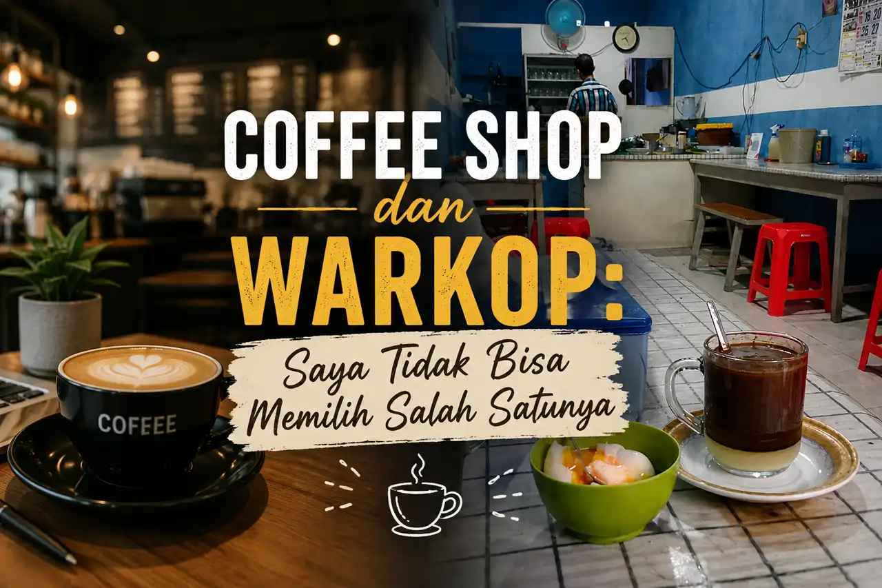 Coffee Shop dan Warkop Saya Tidak Bisa Memilih Salah Satunya - yopiefranz.com - blog