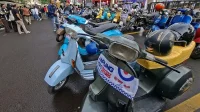 Lampung Mods Mayday 2026 di Pasar Raya Lebak Budi - scooterist berkumpul menikmati musik dan suasana komunitas - Yopie Pangkey Lampung Mods Mayday 2026 di Pasar Raya Lebak Budi - scooterist berkumpul menikmati musik dan suasana komunitas - Yopie Pangkey